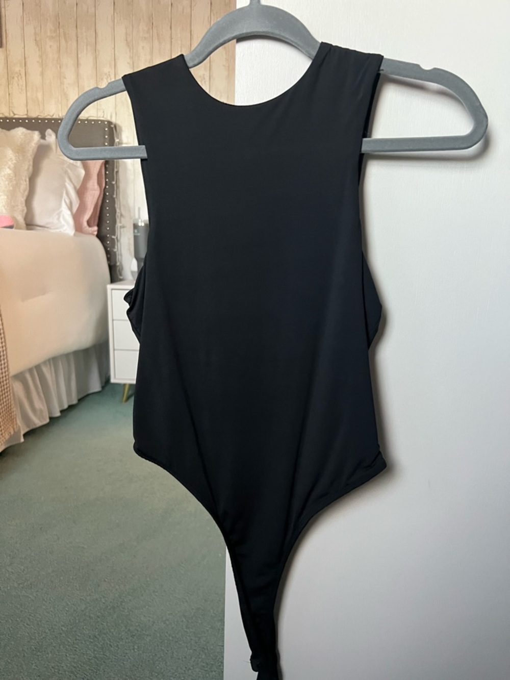 SHEIN Black One-Piece Bodysuit